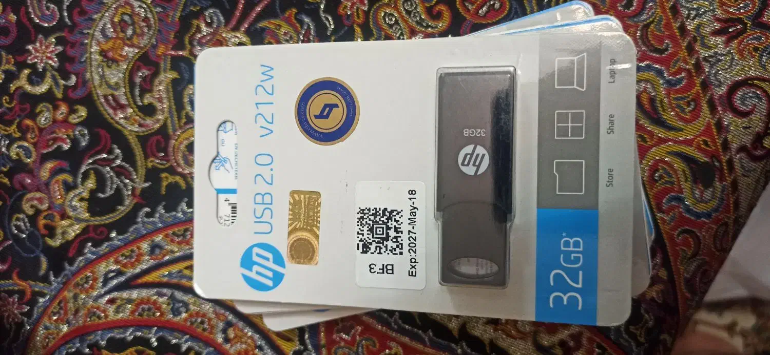 فلش و مموری برند hp با گارانتی ۲۴ ماه شرکت ایستا|لوازم جانبی موبایل و تبلت|تهران, خزانه|دیوار