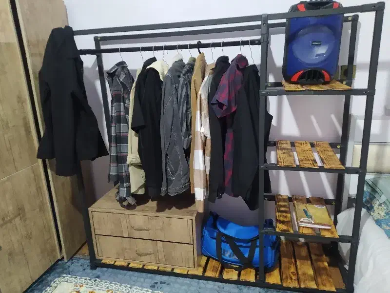 قفسه و رگال|کتابخانه، شلف، قفسه‌های دیواری|شیروان (خراسان), |دیوار