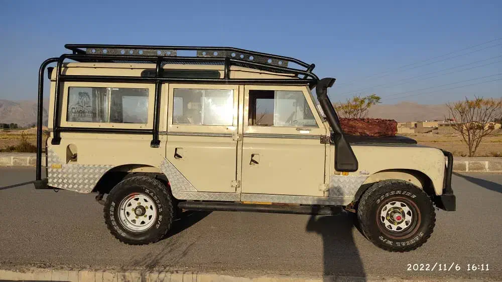 لندرور مدل 109پنج در ۱۹۸۳|خودرو کلاسیک|شیراز, باغ تخت|دیوار