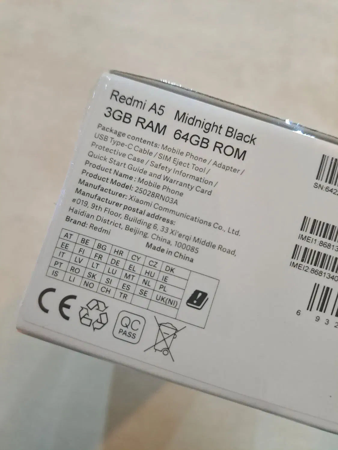 شیائومی Xiaomi Redmi A5 آکبند|موبایل|قزوین, |دیوار