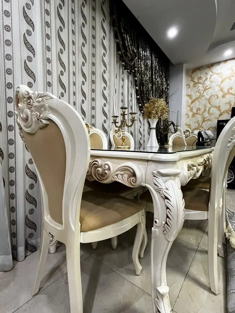 میز نهار خوری پلیمری|میز و صندلی غذاخوری|تهران, مجیدآباد|دیوار