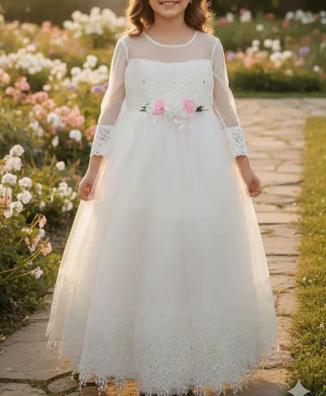 لباس عروس بچه گانه|کفش و لباس بچه|قم, نیروگاه|دیوار