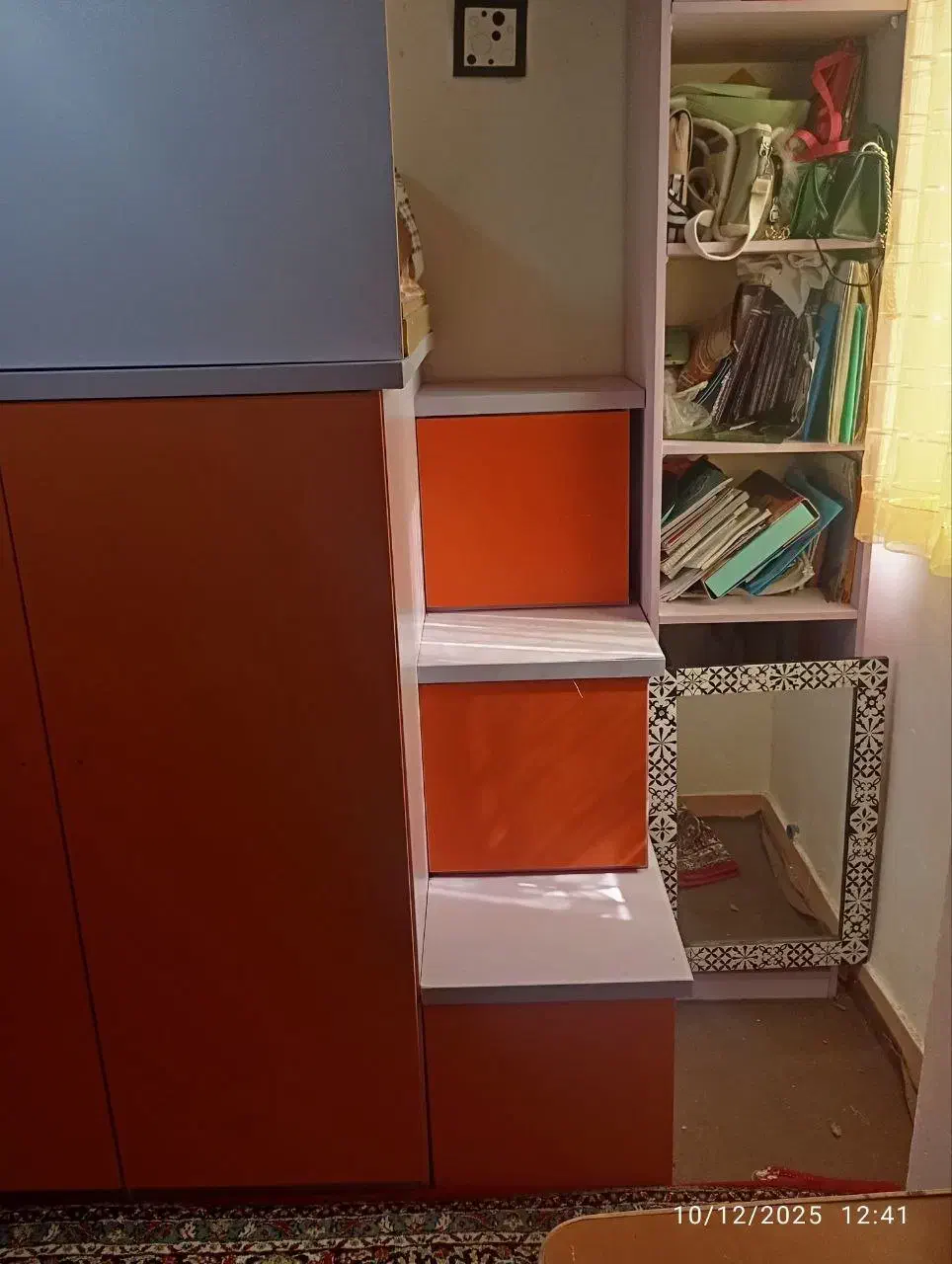 تخت خواب ۲ طبقه|تخت و سرویس خواب|قائم‌شهر, |دیوار