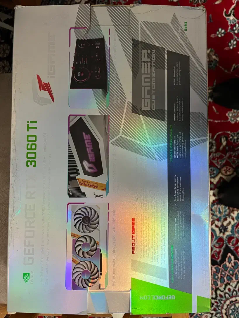 گرافیک Nvidia Rtx 3060 Ti igame colorful 8gb white|قطعات و لوازم جانبی رایانه|بابل, |دیوار