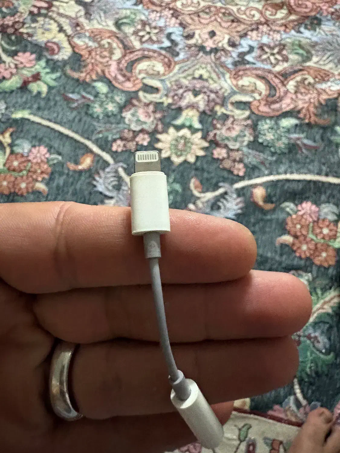 مبدل auxبه لایتنینگ اپل اصلی اورجینال|لوازم جانبی موبایل و تبلت|تهران, شهرک ولیعصر شمالی|دیوار
