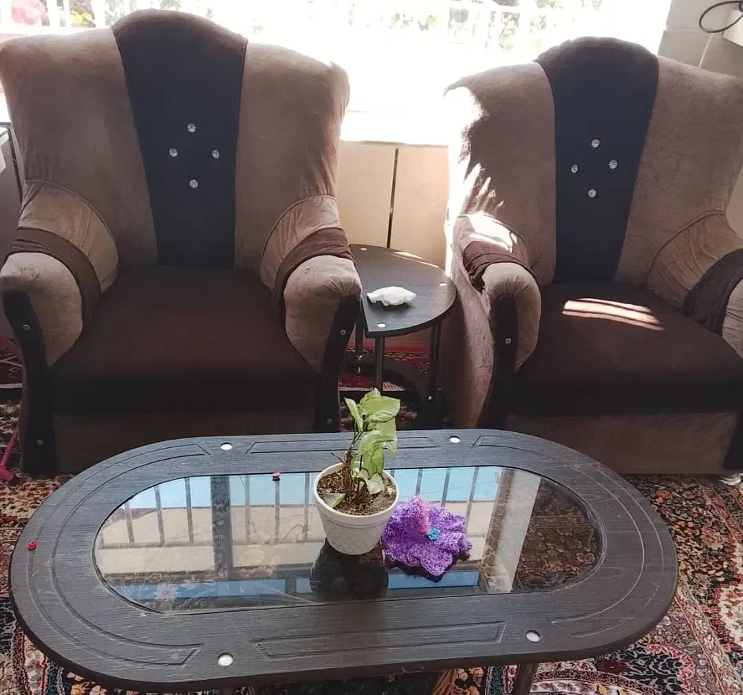 فروش مبل ۷نفره|مبلمان خانگی و میز عسلی|سمیرم, |دیوار