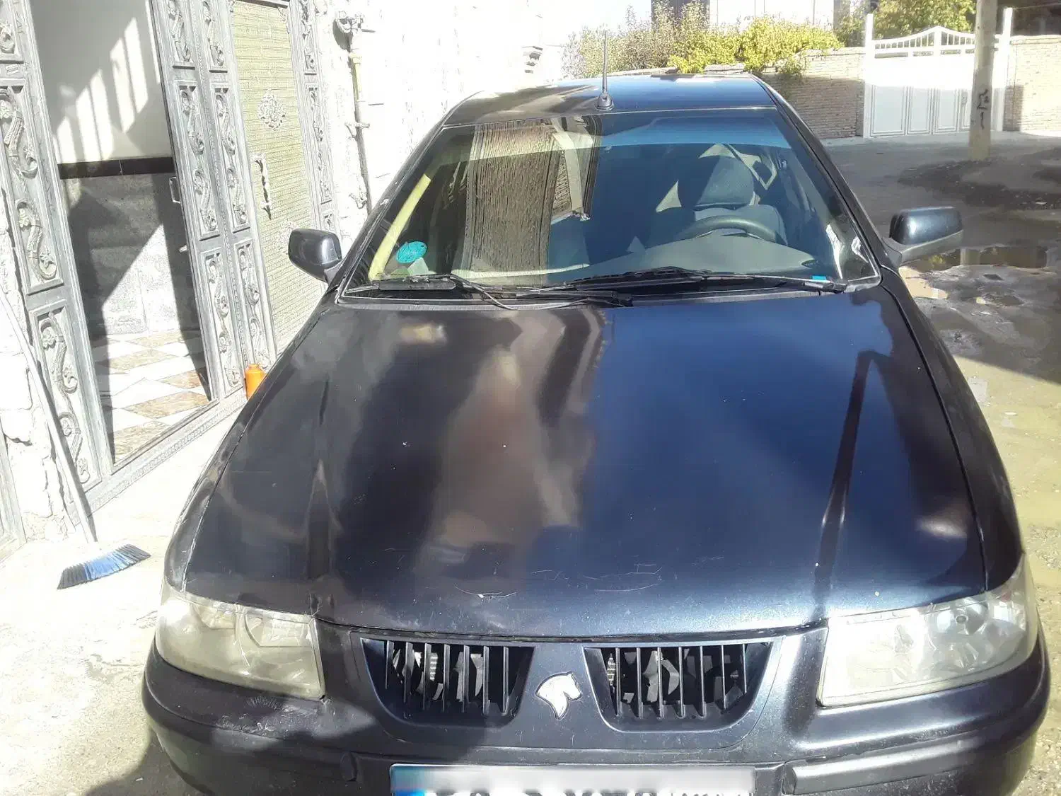 سمند f7 دوگانه سوز مدل 91 ابی متالیک|خودرو سواری و وانت|پیرانشهر, |دیوار