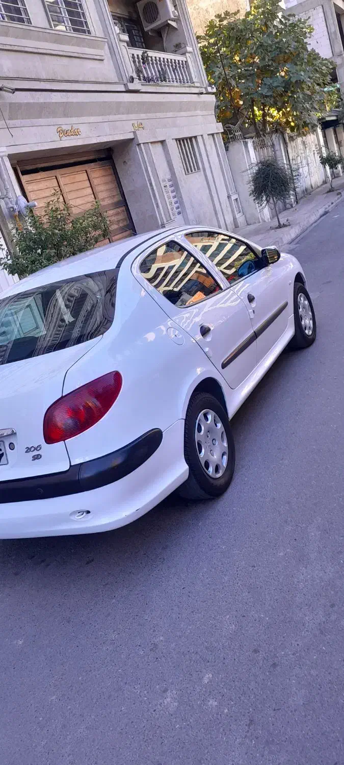 پژو ۲۰۶ اس دی مدل۹۴ دریچه گاز سیمی تک برگ سند|خودرو سواری و وانت|ساری, |دیوار