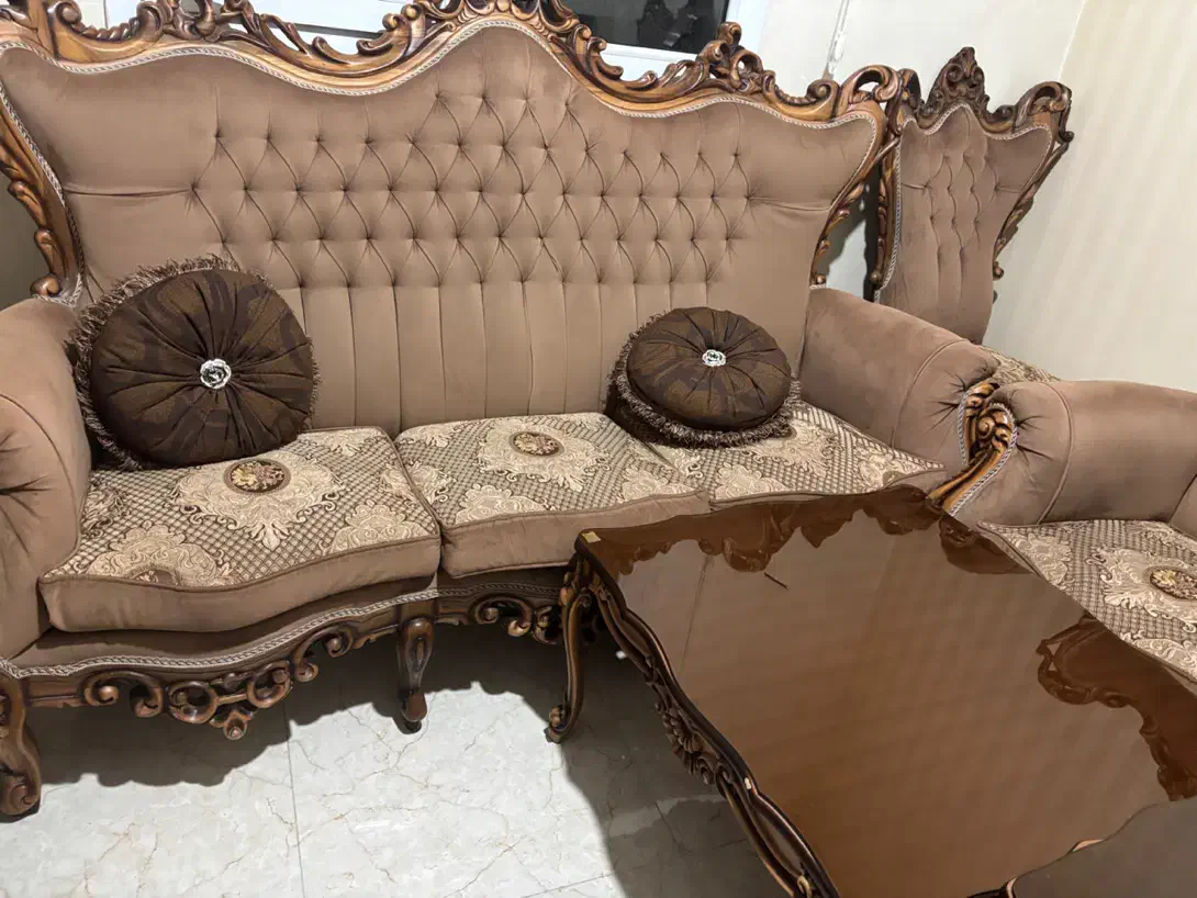 مبل استیل ۹نفره|مبلمان خانگی و میز عسلی|اراک, |دیوار