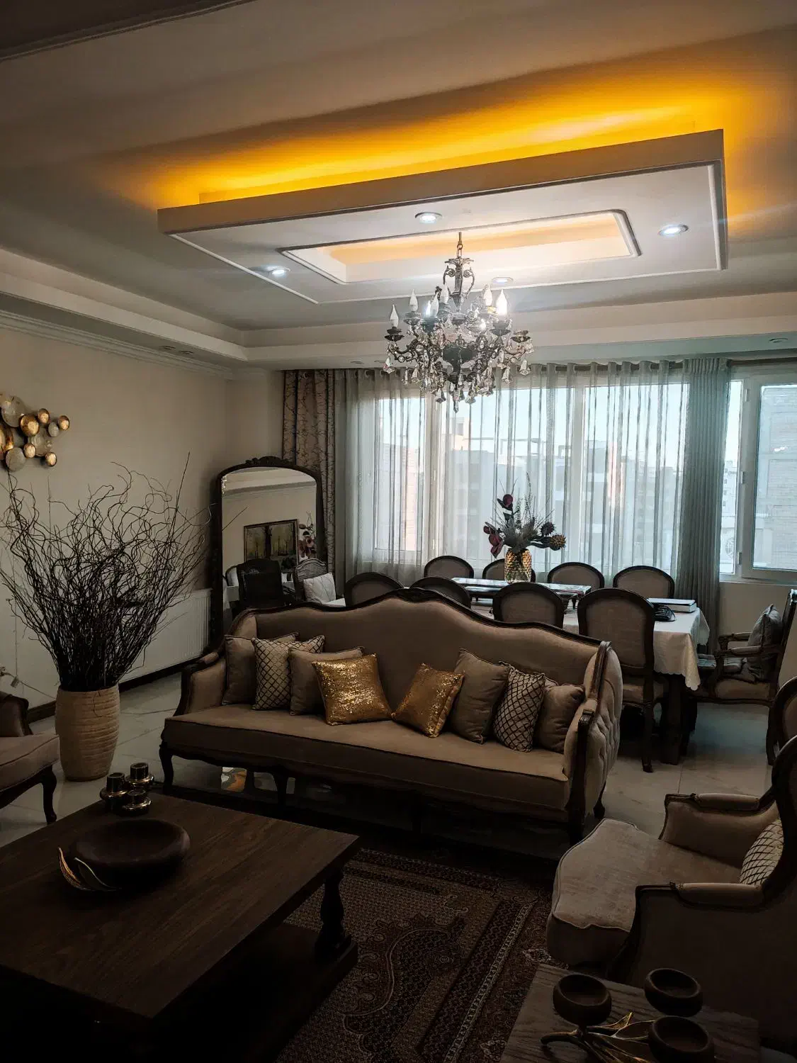 دو عدد لوستر پذیرایی|لوستر و چراغ آویز|اسلام‌شهر, شهرک واوان|دیوار