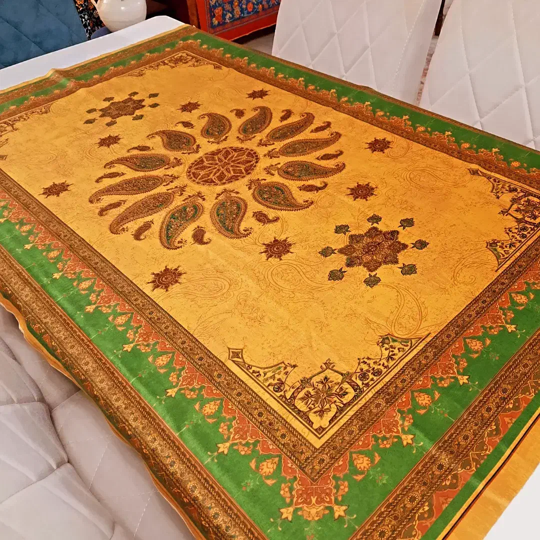 انواع رومیزی های سنتی یلدایی|پرده، رانر، رومیزی|رشت, دباغیان|دیوار