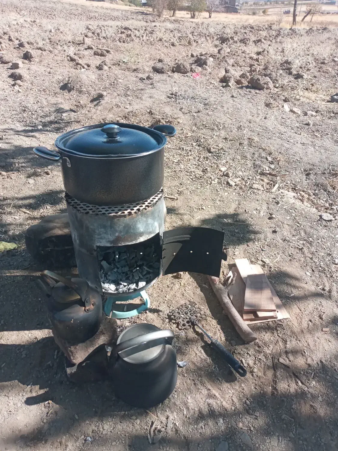 بخاری چوبی صحرایی|اجاق گاز و لوازم برقی پخت‌وپز|سنندج, |دیوار