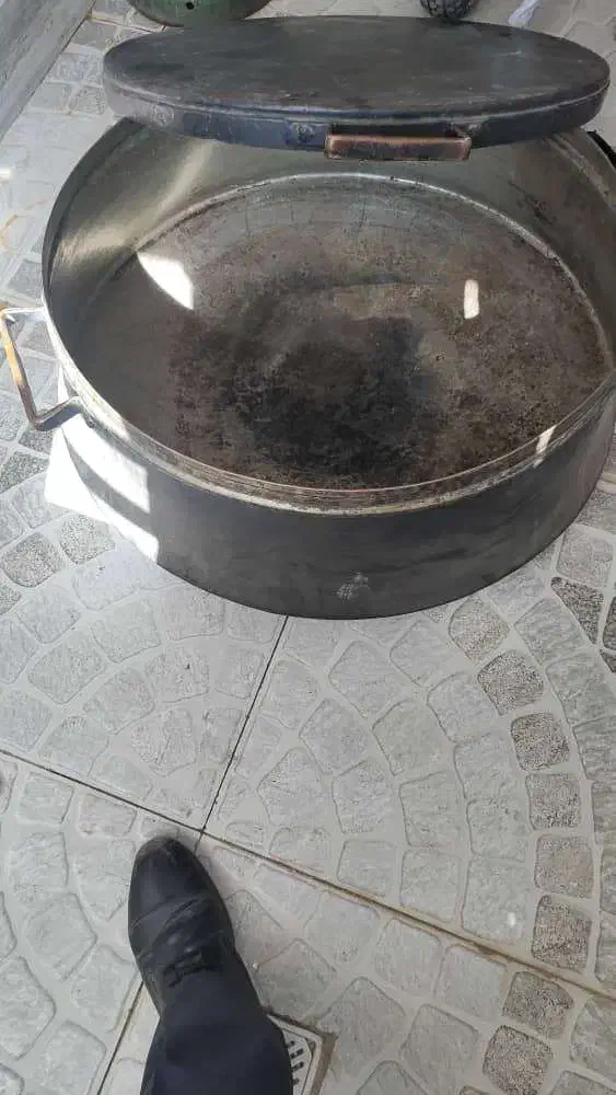 دیگ مسی  قدیمی|ظروف پخت‌وپز|جیرفت, |دیوار