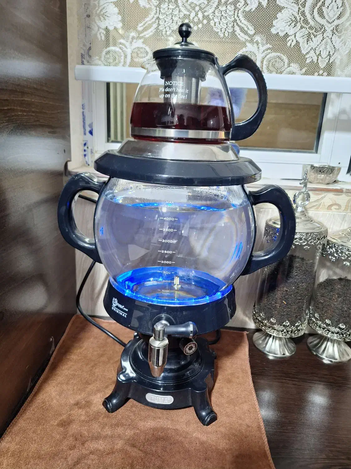 سماور شیشه ای فوما ژاپن|سماور، چای‌ساز، قهوه‌ساز|جوانرود, |دیوار