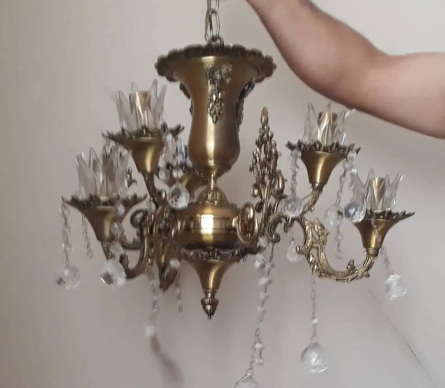 لوستر ۳ شاخه|لوستر و چراغ آویز|پرند, فاز ۲|دیوار