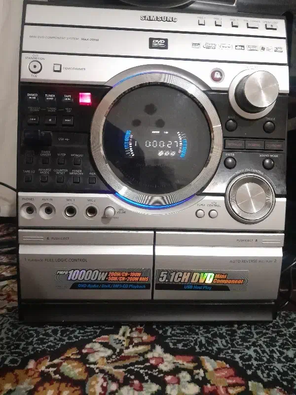 ضبط سامسونگ ده هزار وات ۵.۱ فلشخور فابریک|سیستم صوتی خانگی|پاکدشت, شهرک امام رضا|دیوار