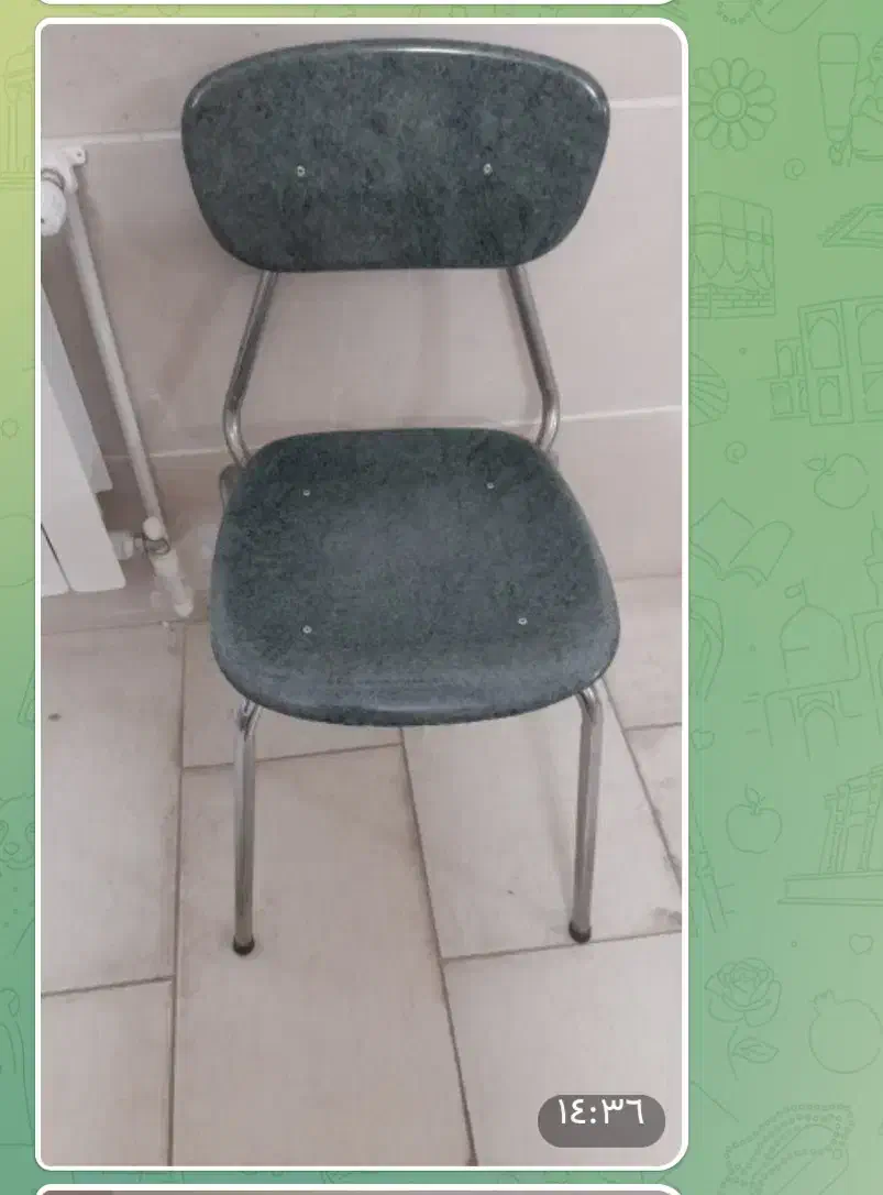 ۷عددصندلی استخوانی ی میز نقلی|دفتر کار|بروجرد, |دیوار