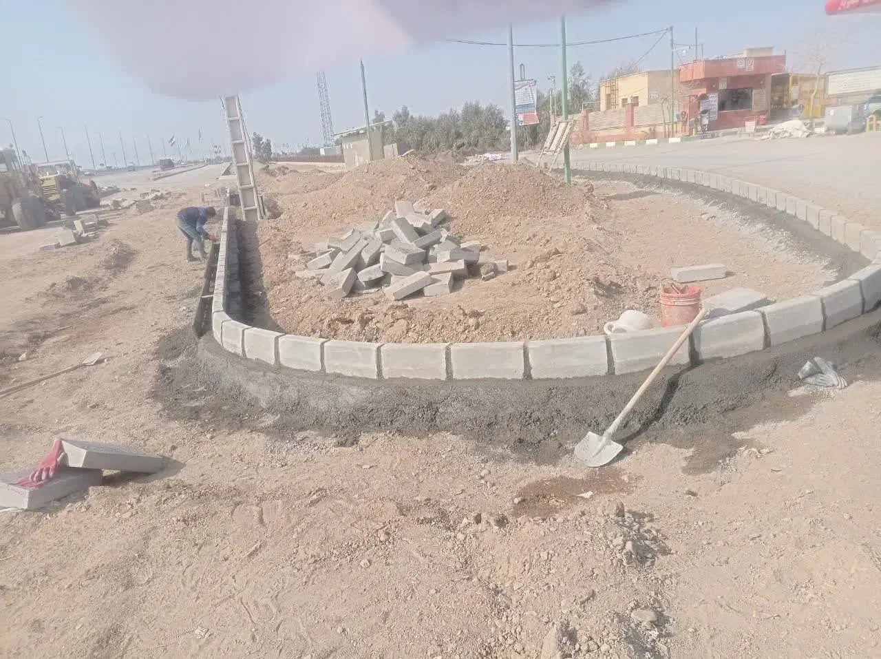 جدولکاری و بتن ریزی و سنگفرش جدول|خدمات پیشه و مهارت|قم, نیروگاه|دیوار