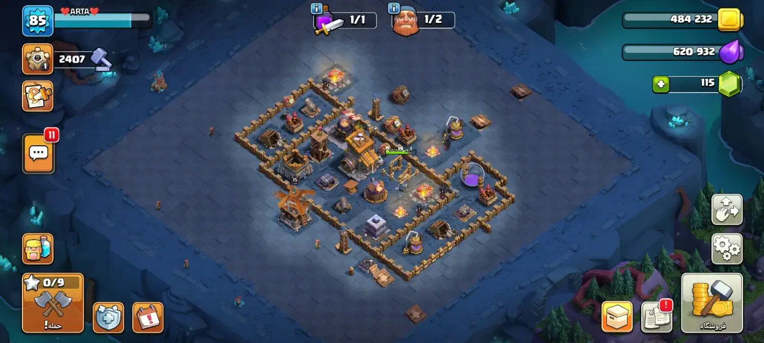 اکانت کلش آف کلنز|کنسول، بازی ویدئویی و آنلاین|نوشهر, |دیوار