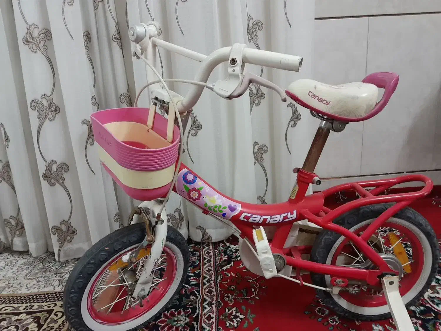 دوچرخه صورتی دخترونه|دوچرخه، اسکیت، اسکوتر|اصفهان, خوراسگان|دیوار