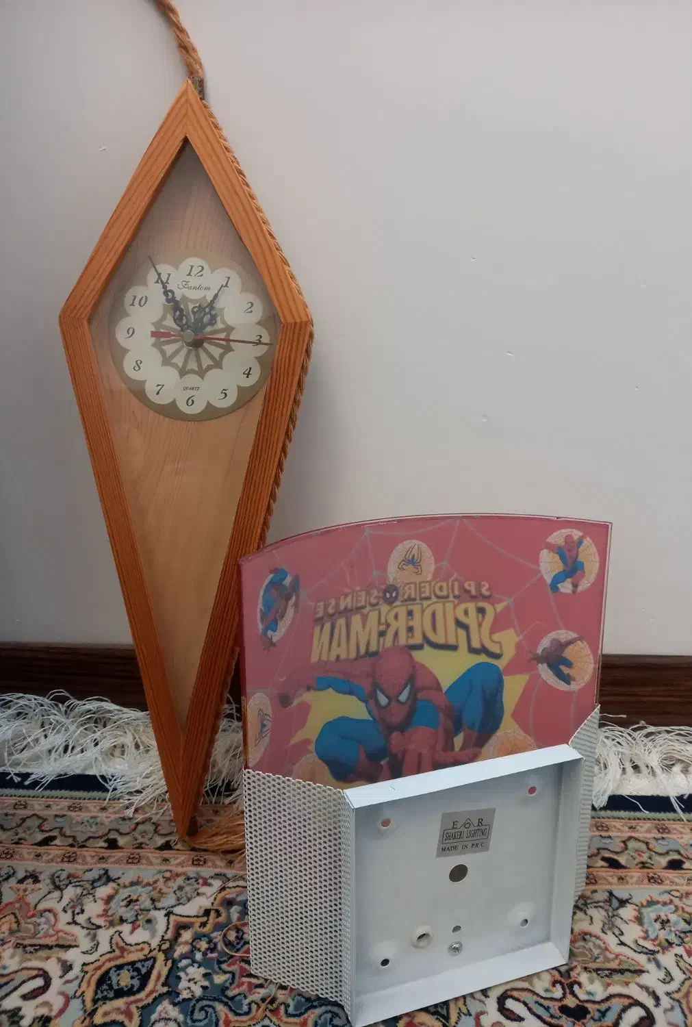 آباژور، چراغ اتاق کودک نو،ساعت چوبی دیواری|چراغ خواب و آباژور|قم, انسجام|دیوار