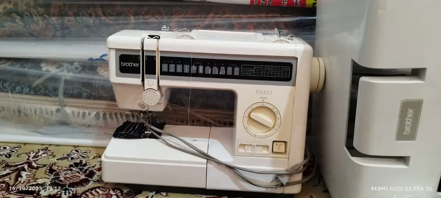 چرخ خیاطی برادر پرقدرت پدال سر خود|چرخ خیاطی و ریسندگی|اسلامآباد غرب, |دیوار