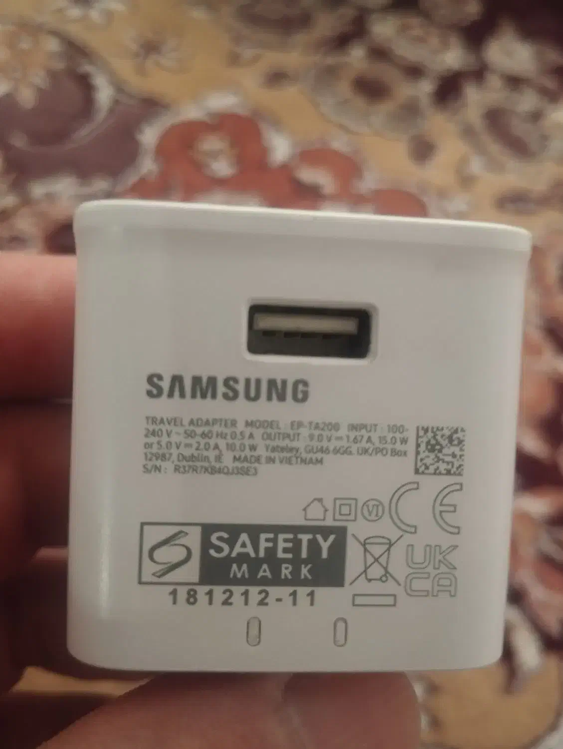 شارژر اصلی سامسونگ|لوازم جانبی موبایل و تبلت|مشهد, فدک|دیوار