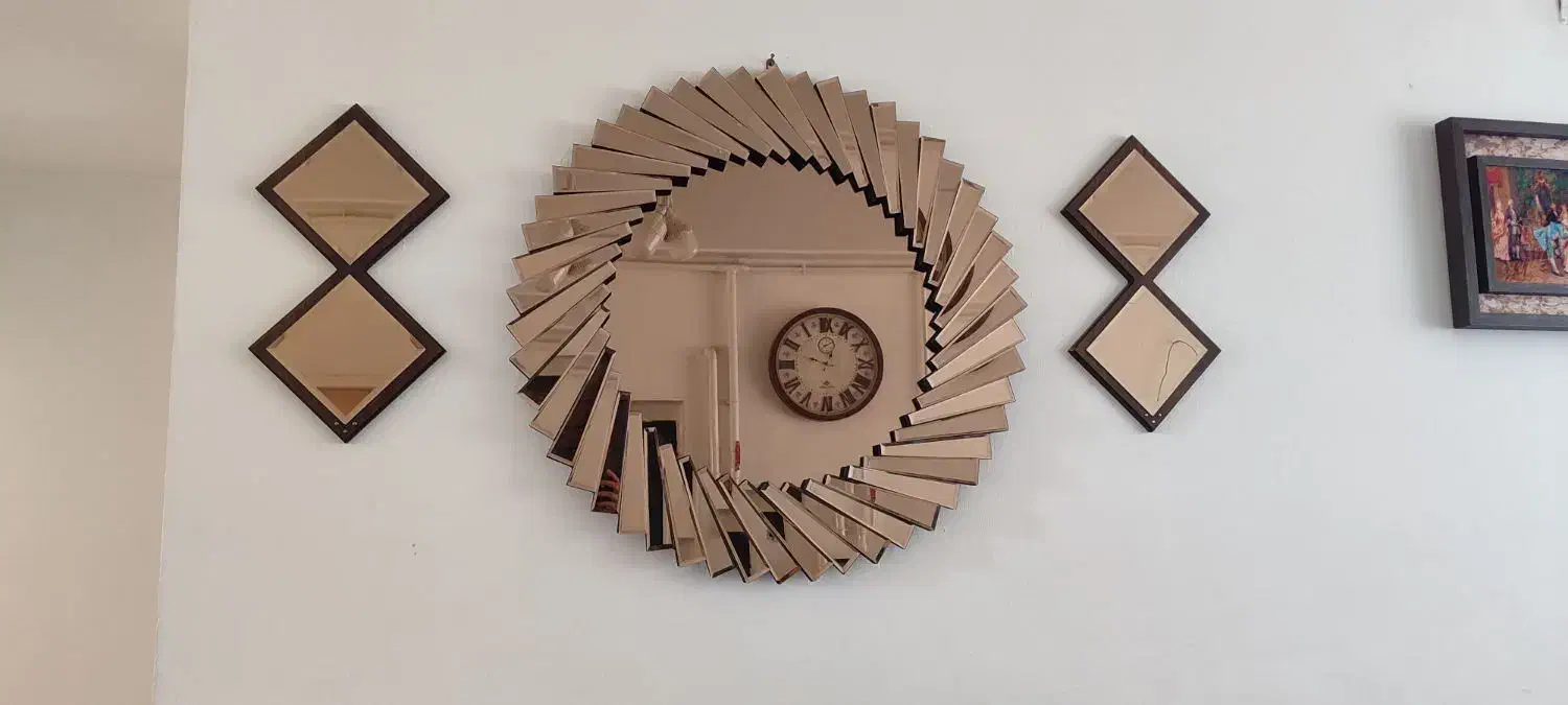 آینه دیواری وتزیینی|آینه|اسلامآباد غرب, |دیوار