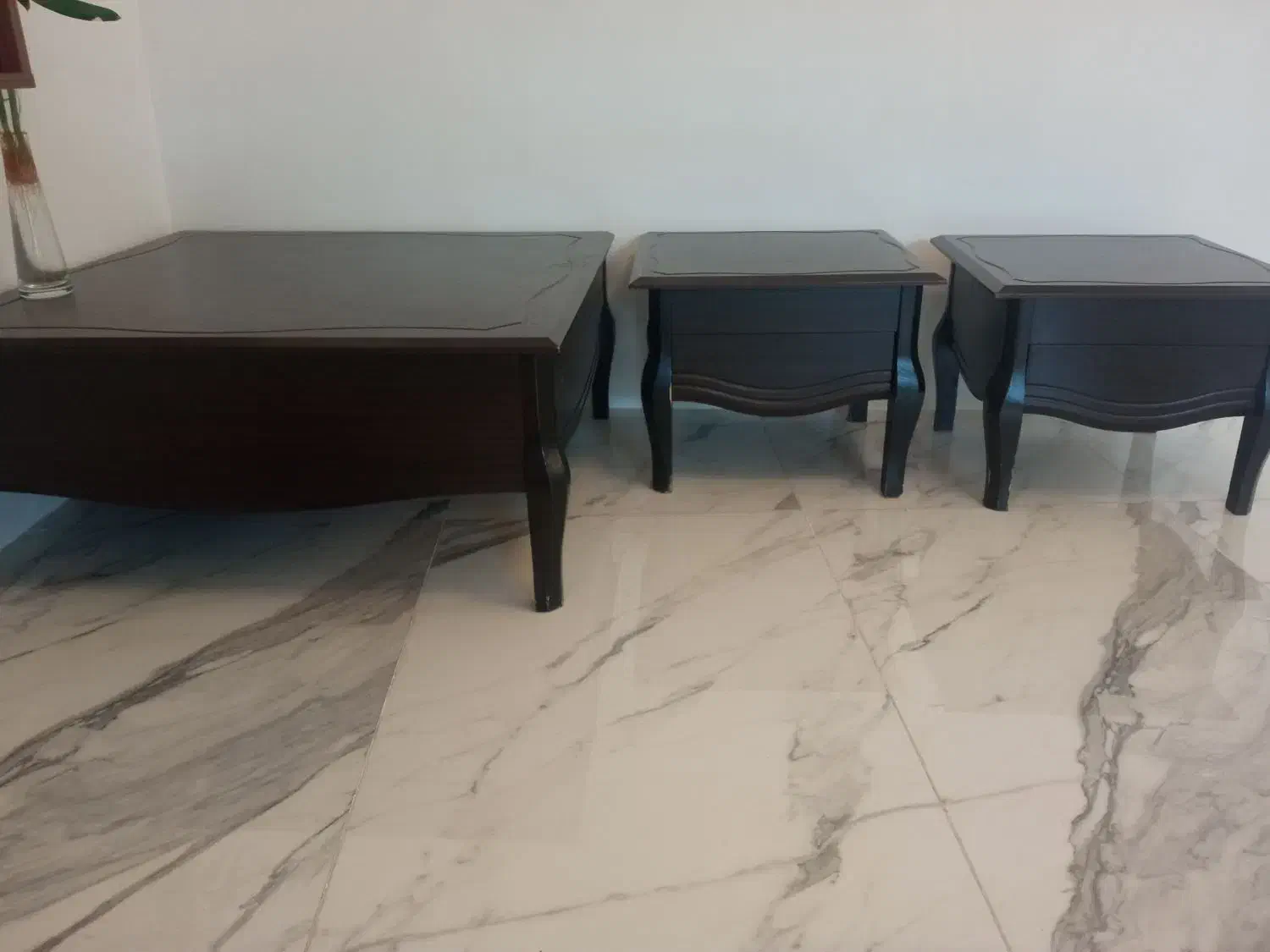 میز جلو مبلی و دوعدد میز عسلی|مبلمان خانگی و میز عسلی|گنبد کاووس, |دیوار