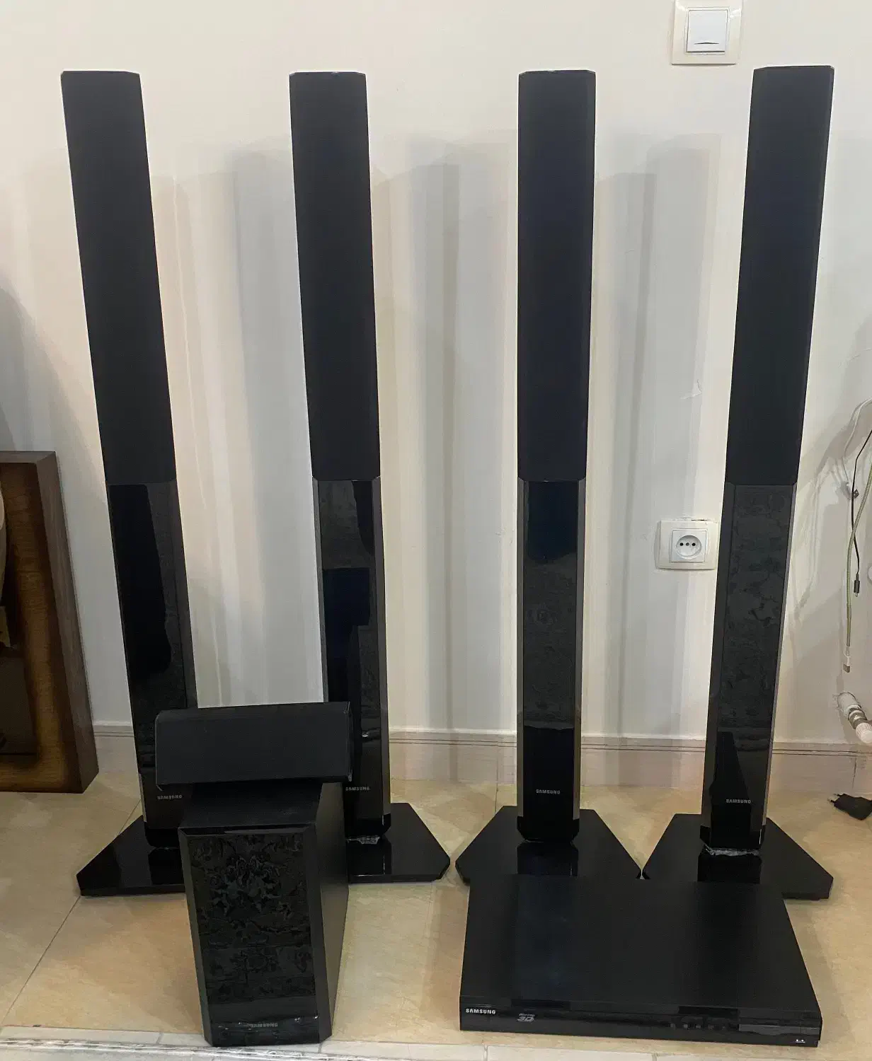 سینما خانگی سامسونگ اصلی مدل HTF4550|سیستم صوتی خانگی|مریوان, |دیوار