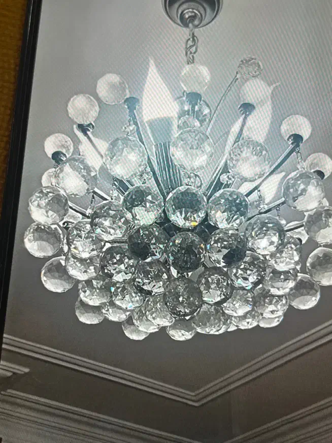 لوستر آویز کریستال|لوستر و چراغ آویز|گرگان, |دیوار