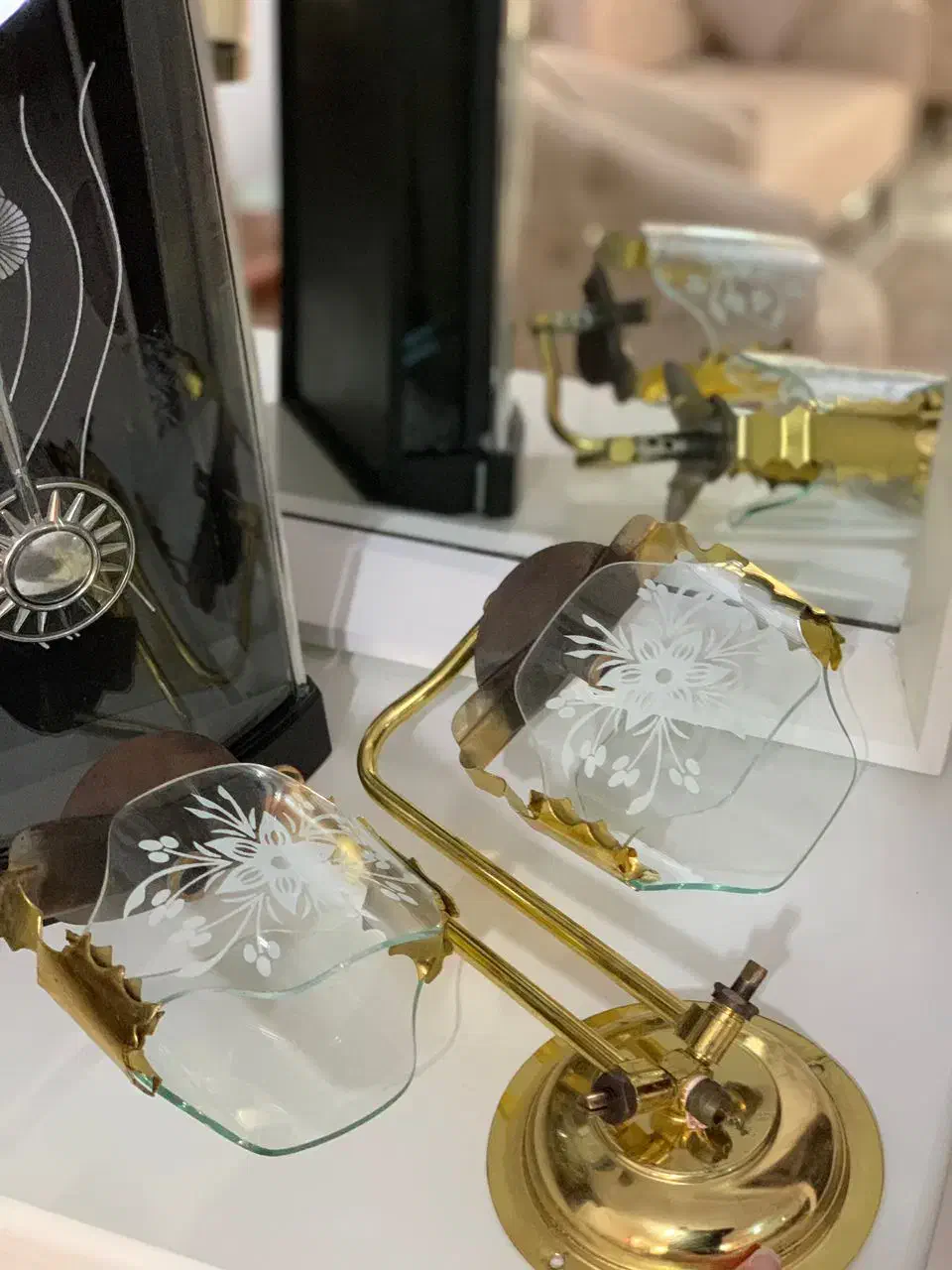 ساعت و چراغ گاز|کلکسیون اشیاء عتیقه|خوی, |دیوار