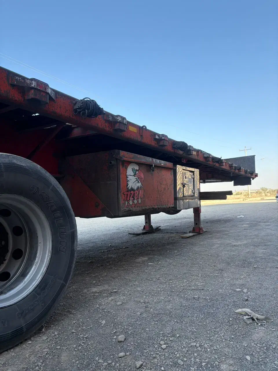 کفی تریلی ایران کاوه دستگاه Bp تیوبلس ده پیچ|خودرو سنگین|نجفآباد, پادگان|دیوار