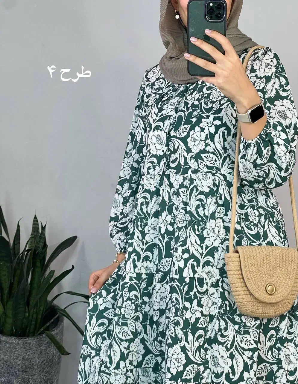 فروش پیراهن حریر فلوارکاملا نو وسالم|لباس|چالوس, |دیوار