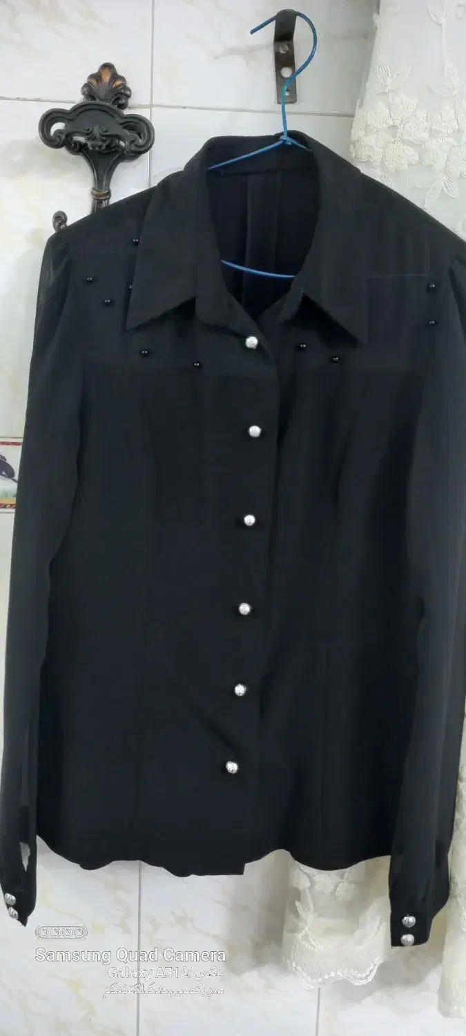 شومیز مشکی وپالتو|لباس|گرگان, |دیوار