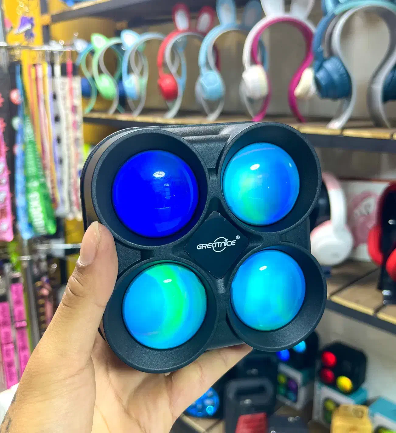 اسپیکر بلوتوثی رقص نور دار فلش خور شارژی خارجی|پخشکننده همراه|کرج, گلشهر|دیوار