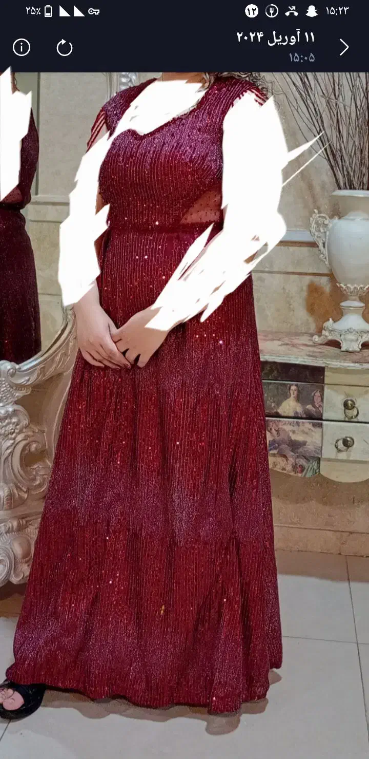 لباس مجلسی زرشکی|لباس|تربت جام, جامرود|دیوار