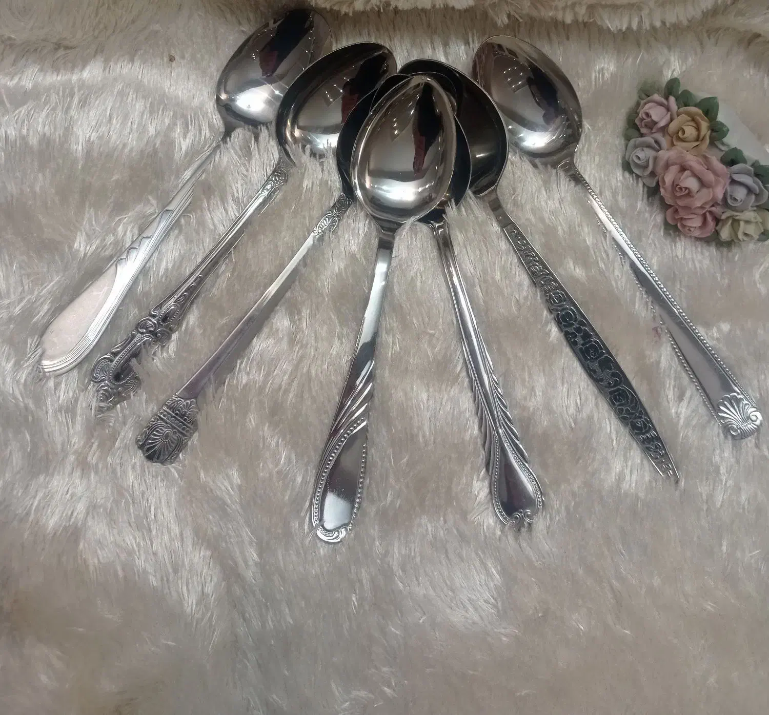 کفگیر ضخیم ژاپنی نو و قاشق شربت و کارد میوه ژاپن|ظروف سرو و پذیرایی|قم, بکایی|دیوار