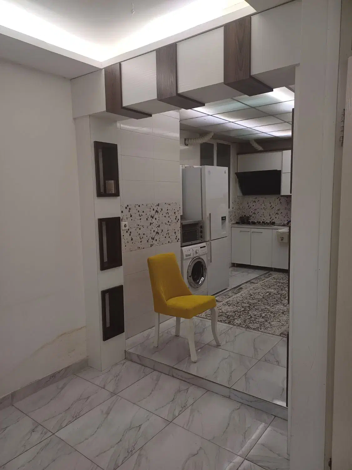 باکس و سر در ورودی آشپزخانه|کتابخانه، شلف، قفسه‌های دیواری|سنندج, |دیوار