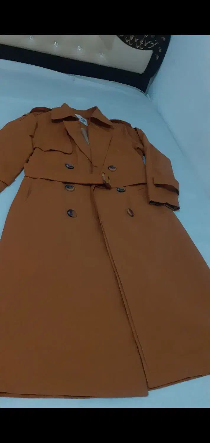 حراج مانتو عسلی پاییزه سایز ۴۲|حراج|ملایر, |دیوار