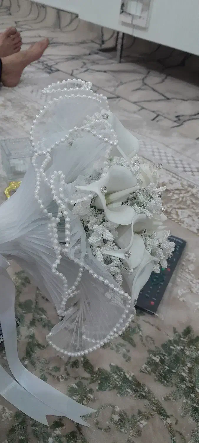 دسته گل عروس|گل مصنوعی|هشتگرد, مدرس|دیوار