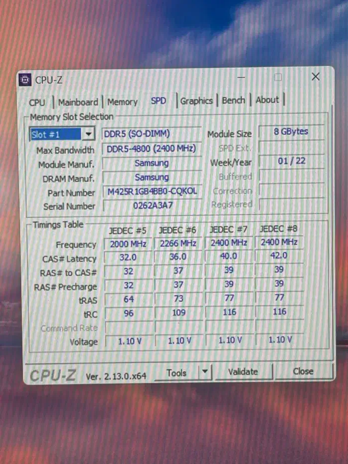 رم سامسونگ ۸ گیگ ddr5|قطعات و لوازم جانبی رایانه|سمنان, |دیوار