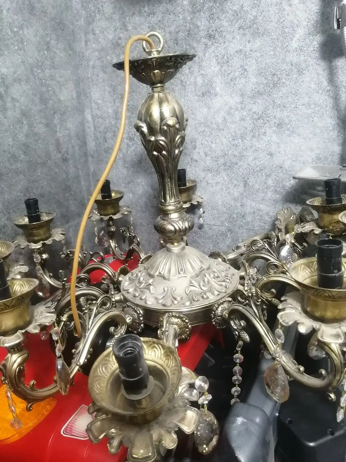 لوستر 10 شاخه فروش فوری|لوستر و چراغ آویز|نورآباد, |دیوار