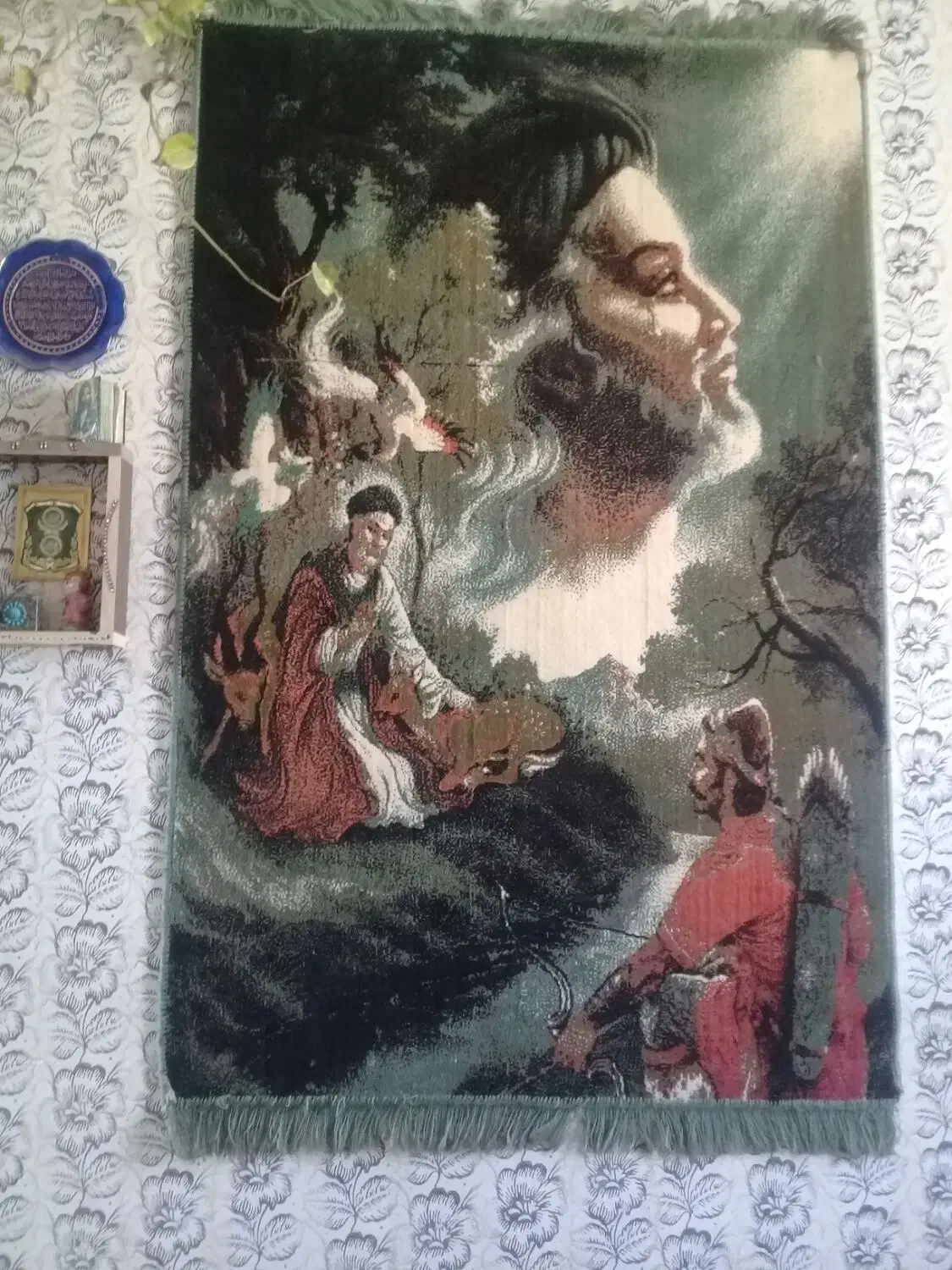 تابلو فرش یک مترماشینی ضامن اهو|تابلو فرش|کرمانشاه, |دیوار