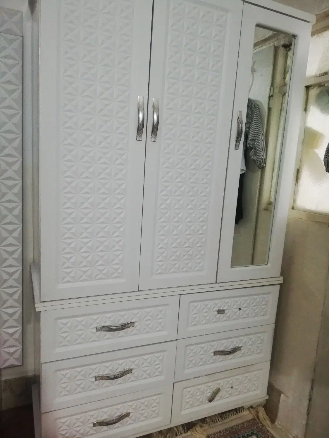 کمد دو تیکه|جاکفشی، کمد، دراور|قم, کلهری|دیوار