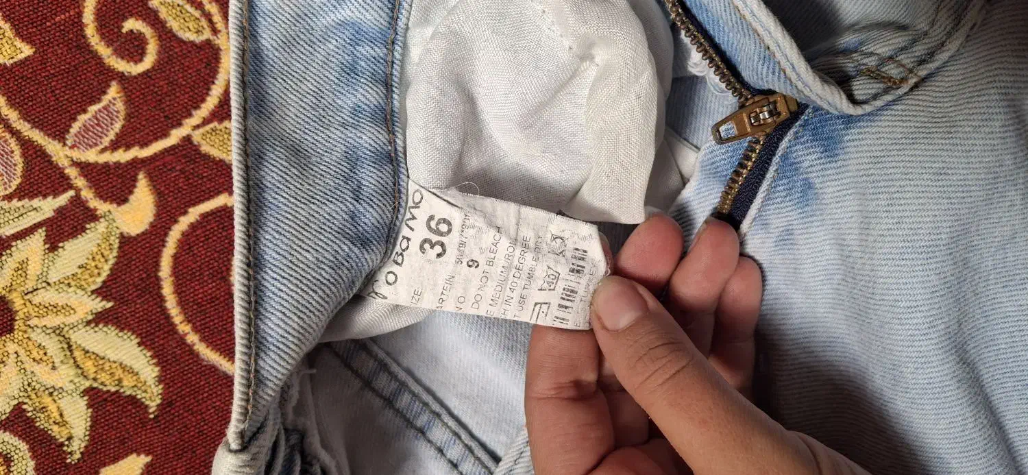 شلوار لی شلوار جین نیم بگ و بگ سایز ۳۶|لباس|شیروان (خراسان), |دیوار