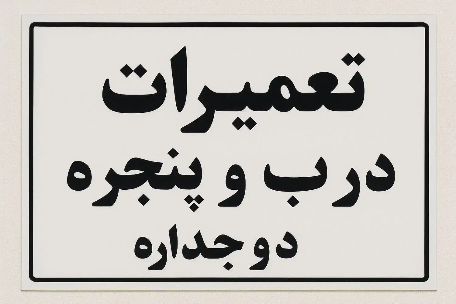درب و پنجره دوجداره|خدمات پیشه و مهارت|بندر امام خمینی, |دیوار