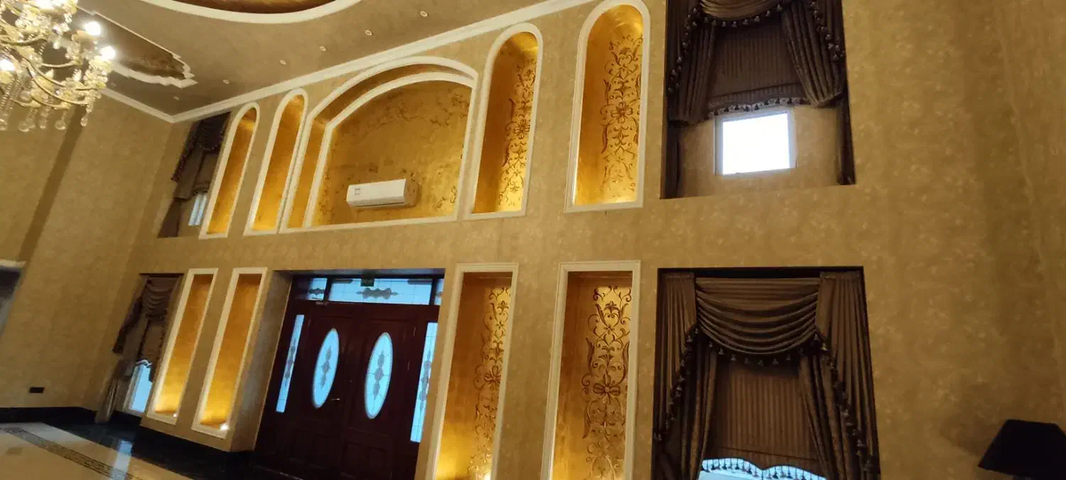 نقاشی و خرده کاری ساختمان (ایران رنگ)|خدمات پیشه و مهارت|کیش, |دیوار