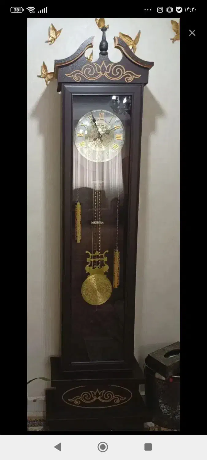 ساعت ایستاده چوبی|ساعت دیواری و تزئینی|قرچک, میرزائی شمالی|دیوار