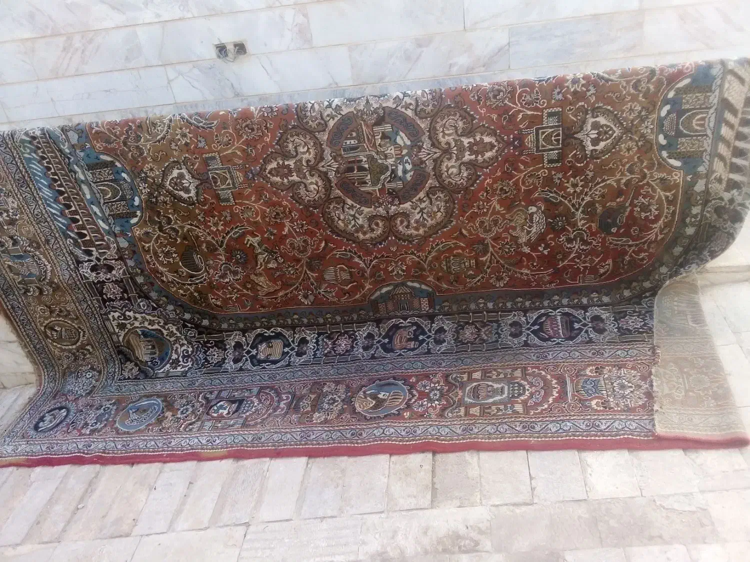 فرش باغی|فرش|گلپایگان, |دیوار